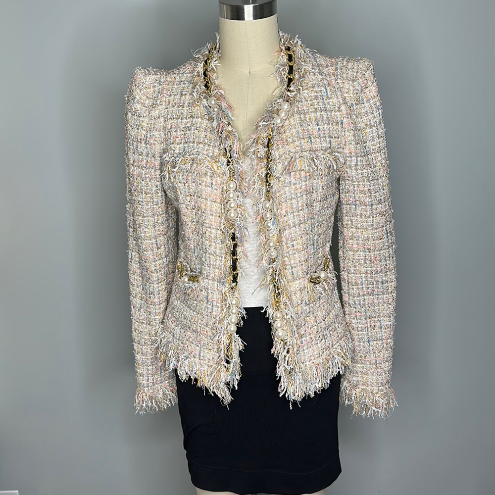 Chanel-Like Tweed Jacket by McGinn - Size 4